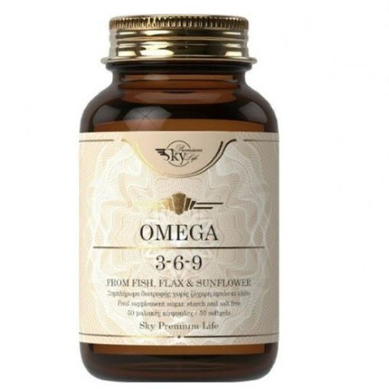 Sky Premium Life Omega 3-6-9 50 Softgels