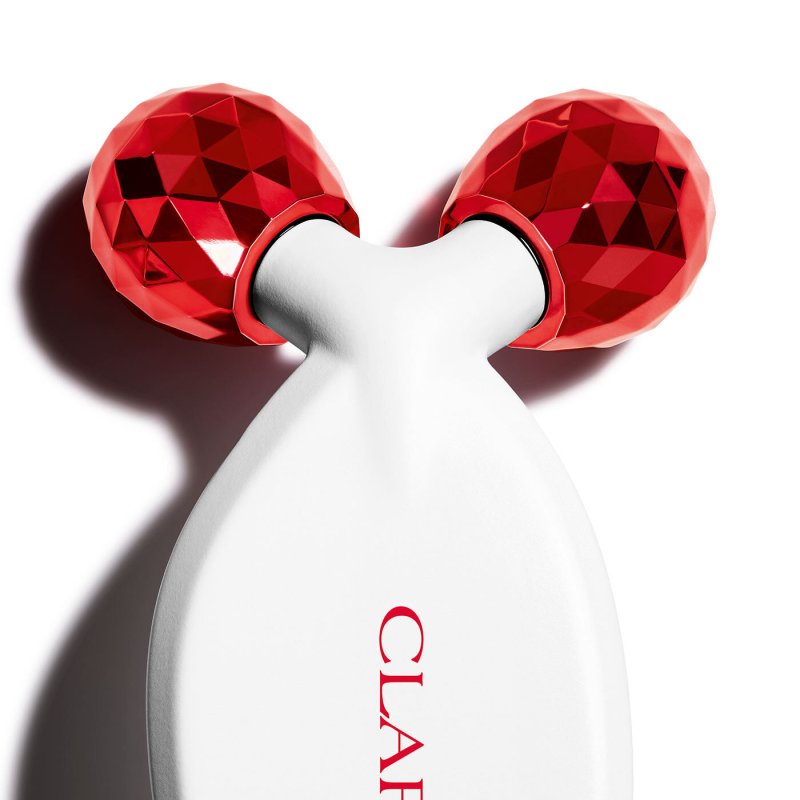 Clarins Beauty Flash Roller 2-in-1 Face Massager for Lymphatic Drainage and Sculpting