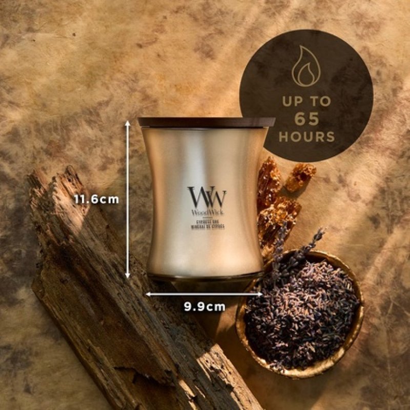 Woodwick Scented Hourglass Candle with Crackling Wick