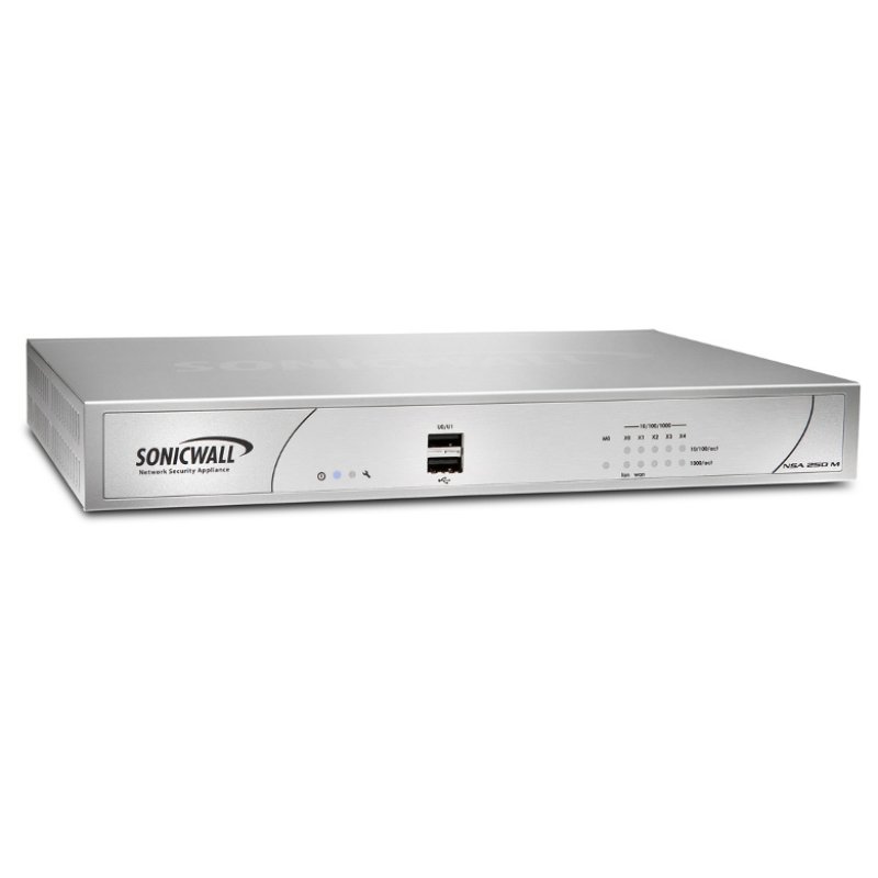 SonicWall NSA 250M HA hardware firewall 0.75 Gbit/s