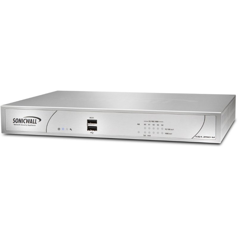 SonicWall NSA 250M HA hardware firewall 0.75 Gbit/s