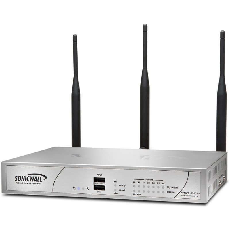 SonicWall NSA 220 Wireless-N Secure Upgrade Plus 2 Yr CGSS pare-feux (matériel) 0,6 Gbit/s