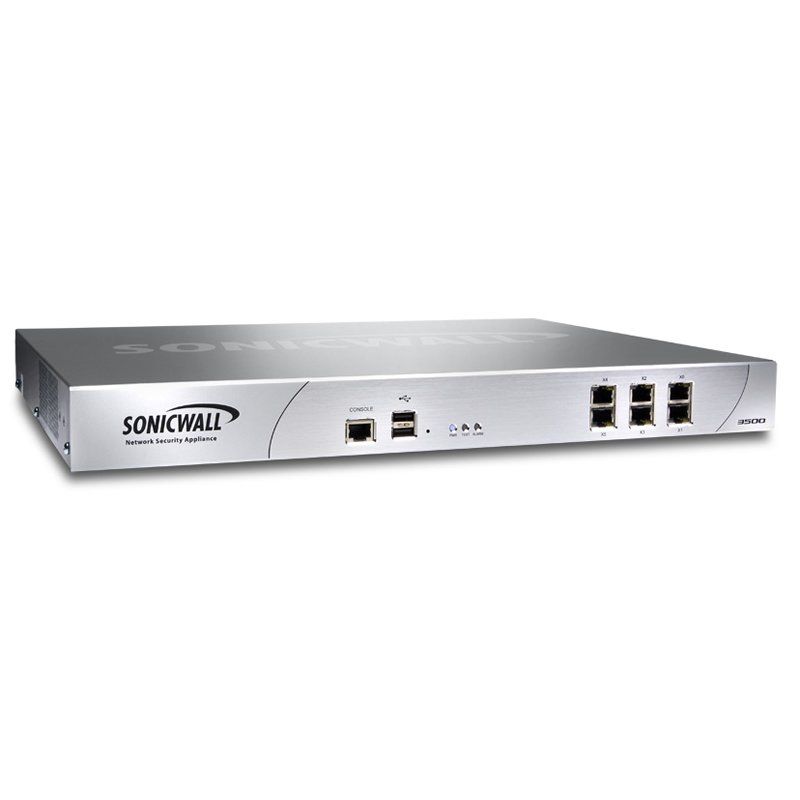 SonicWall NSA 3500 HA hardware firewall 1U 1.5 Gbit/s