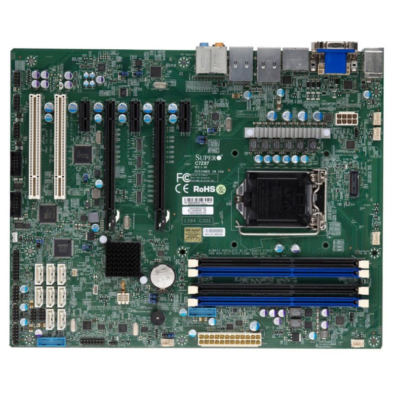 Supermicro C7Z87 Intel Z87 LGA 1150 (Socket H3) ATX
