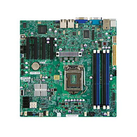 Supermicro X9SCM-F Intel C204 LGA 1155 (Socket H2) micro ATX