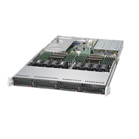 Supermicro SuperServer 6018U-TR4 Rack (1U), - Noir Intel C612 LGA 2011 (Socket R)