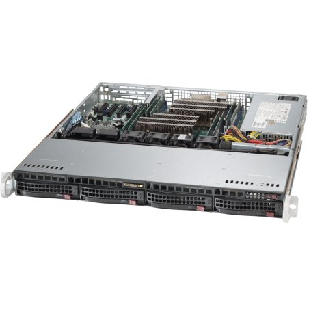 Supermicro SuperServer 6018R-MT LGA 2011-v3 Rack (1U) Black