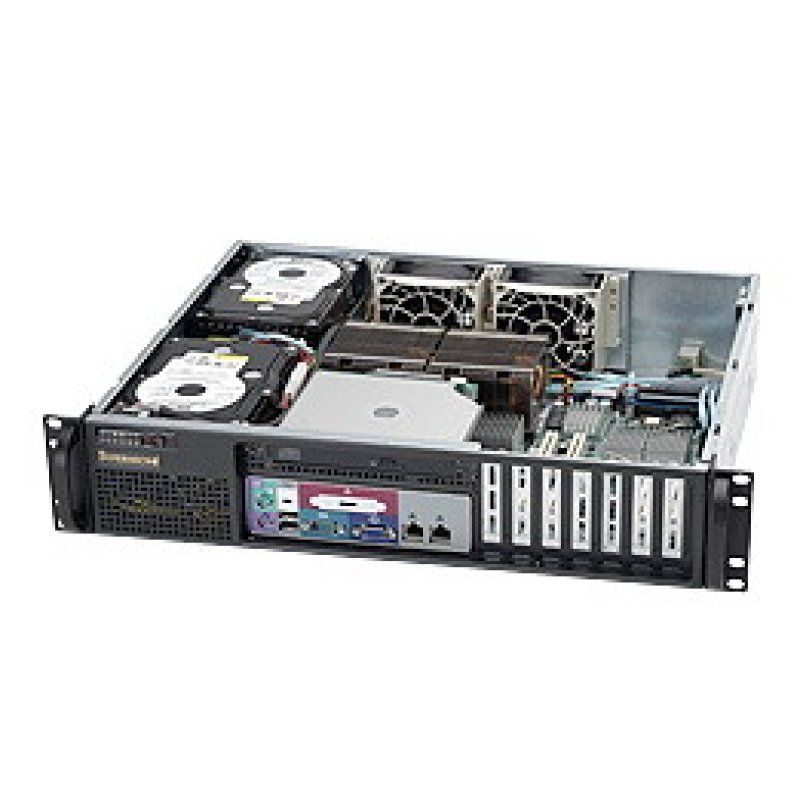 SuperChassis 523L-410B 2U ATX 2x3.5"