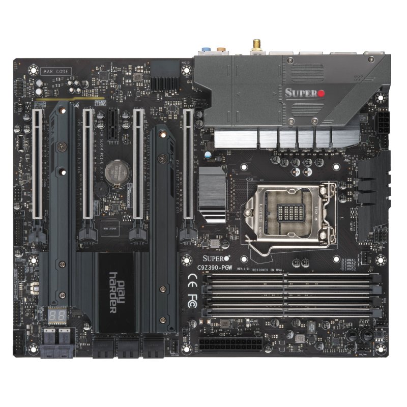 Supermicro MBD-C9Z390-PGW Intel Z390 LGA 1151 (Socket H4) ATX