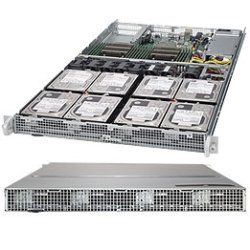 Supermicro SuperServer 6018R-TD8 Intel C612 LGA 2011 (Socket R) Rack (1 U) Noir