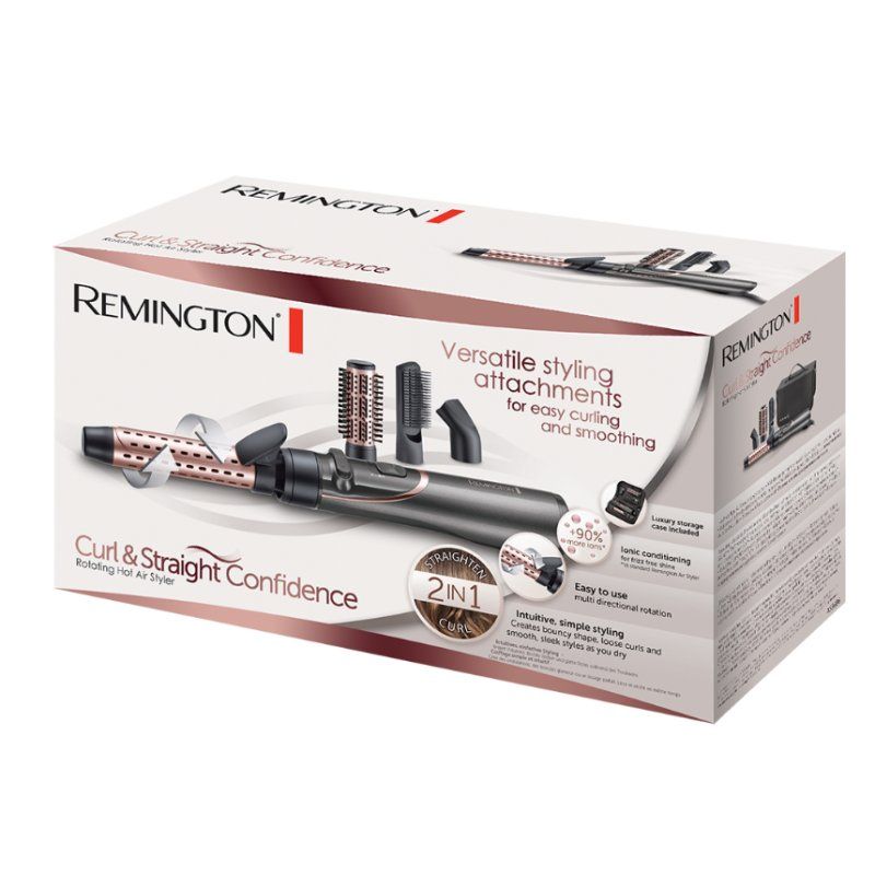 Remington AS8606 Hot air brush Warm Black, Rose gold 800 W