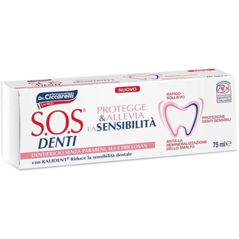 S.O.S Denti Toothpaste for Sensitive Teeth 75ml