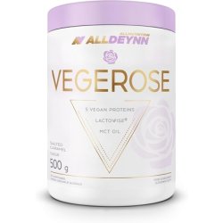 ALLDEYNN VegeRose Women's Dietary Supplement - Protein Supplements - Low Sugar Content - 500g Salted Caramel