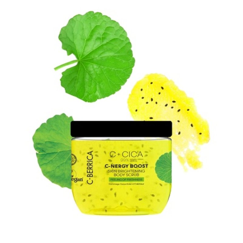 Natura Siberica Cica Cberrica Cenergy Boost Skin Brightening Body Scrub