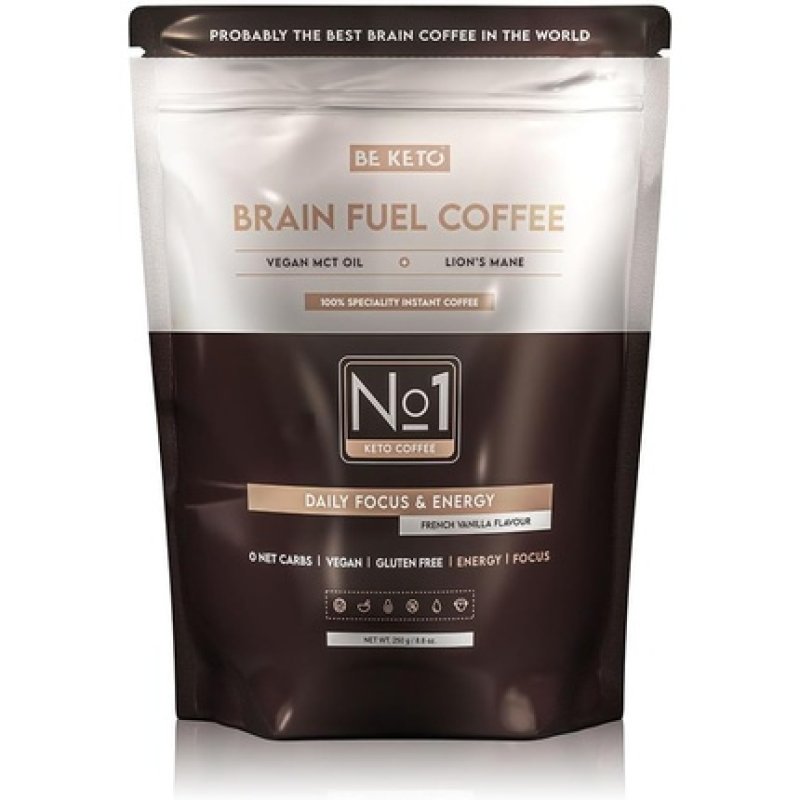 Soluble Coffee Brain Fuel MCT Oil & Lion's Mane French Vanilla 250g