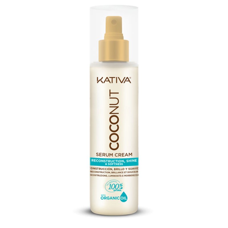 Kativa Coconut Oil Serum in Restorative and Shiny Cream 200ml