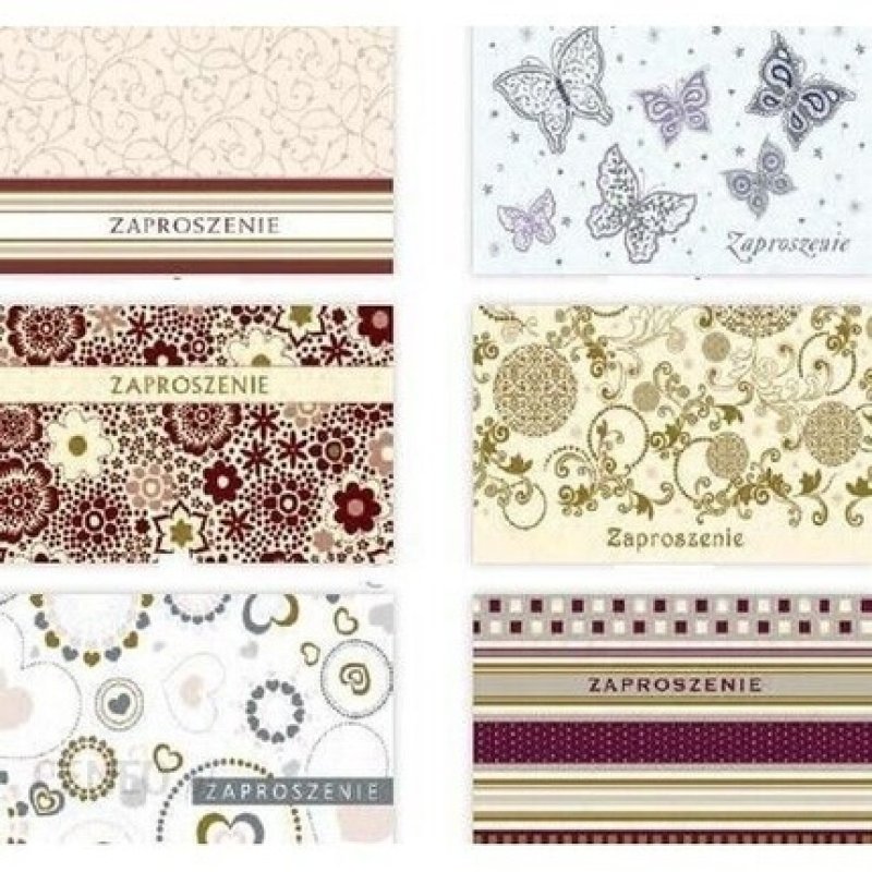 Occasional Invitation 95x160 with Envelope A10 Pol-Mak Cards