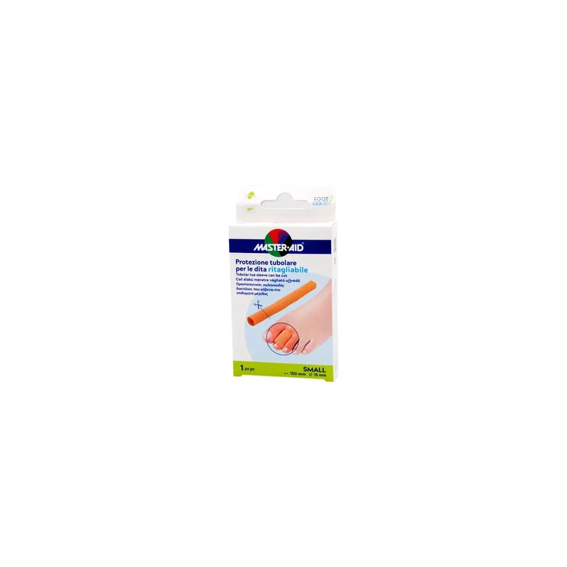 Pietrasanta Pharma Master Aid Tubular Protection For Fingers Cuttable Small 150 Mm X 15 Mm