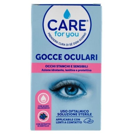 Care for You Eye Drops Sore Eyes Blueberry 10x05ML - Health & Personal Care