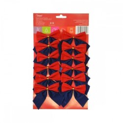 Christmas Tree Decoration Bows Material 12pcs