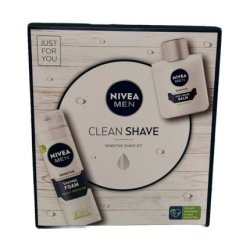 NIVEA MEN Clean Shave Sensitive Shave Kit