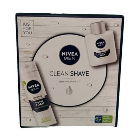 NIVEA MEN Clean Shave Sensitive Shave Kit