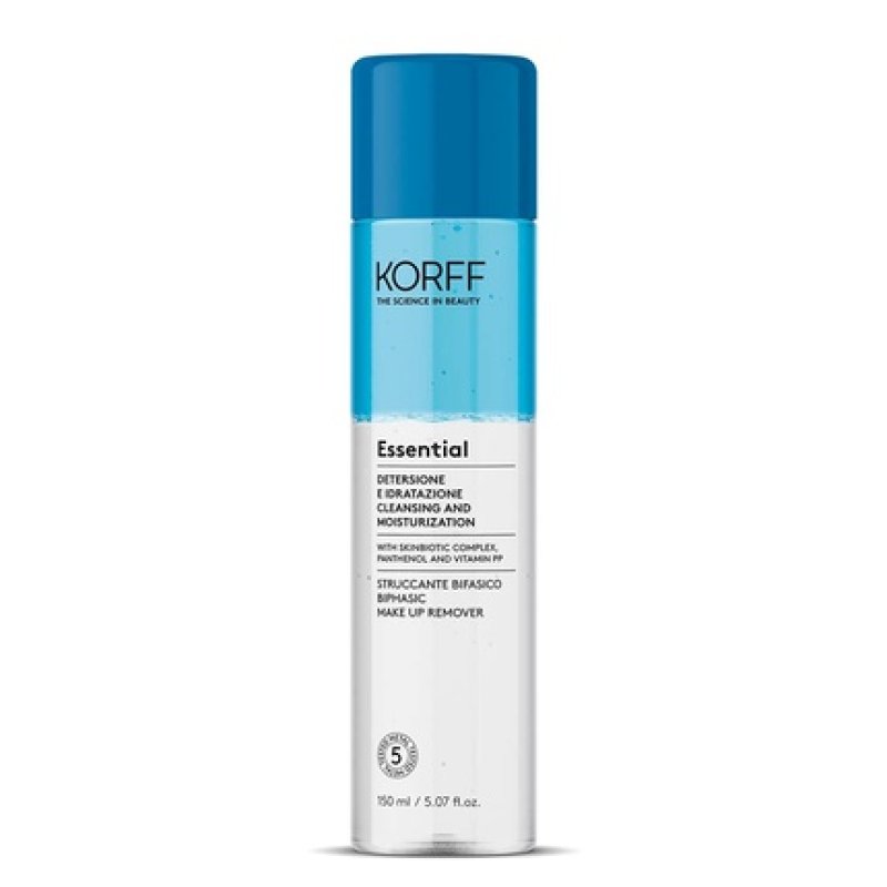 Korff Essence Two-Phase Makeup Remover for Face, Eyes, and Lips