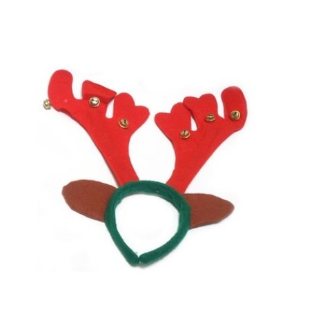 Reindeer Antlers Head Ornament with Bells Arpex SM3144