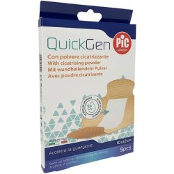 Pic QuickGen Joint Plaster with Healing Powder 10x12cm - Pack of 5