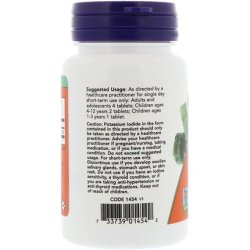 Now Foods Potassium Iodide 30mg 60 Tablets