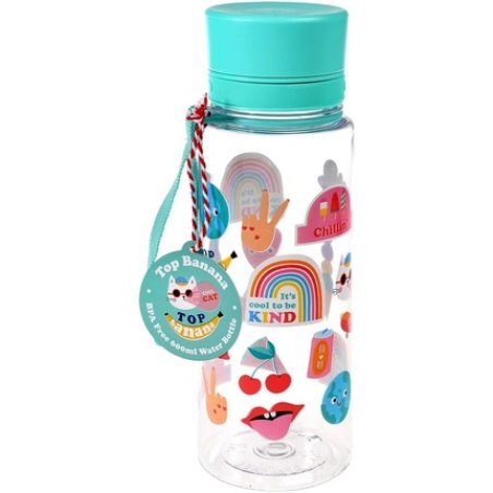 Rex London Top Banana Design BPA Free Plastic Water Bottle 600ml