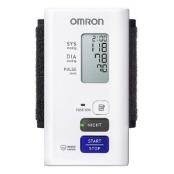 OMRON Nightview Wrist Blood Pressure Monitor Clinically Validated Completely Silent Machine with Bluetooth Connection