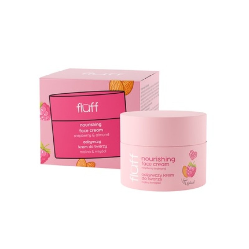 Fluff Face Cream - Raspberry & Almond 50ml