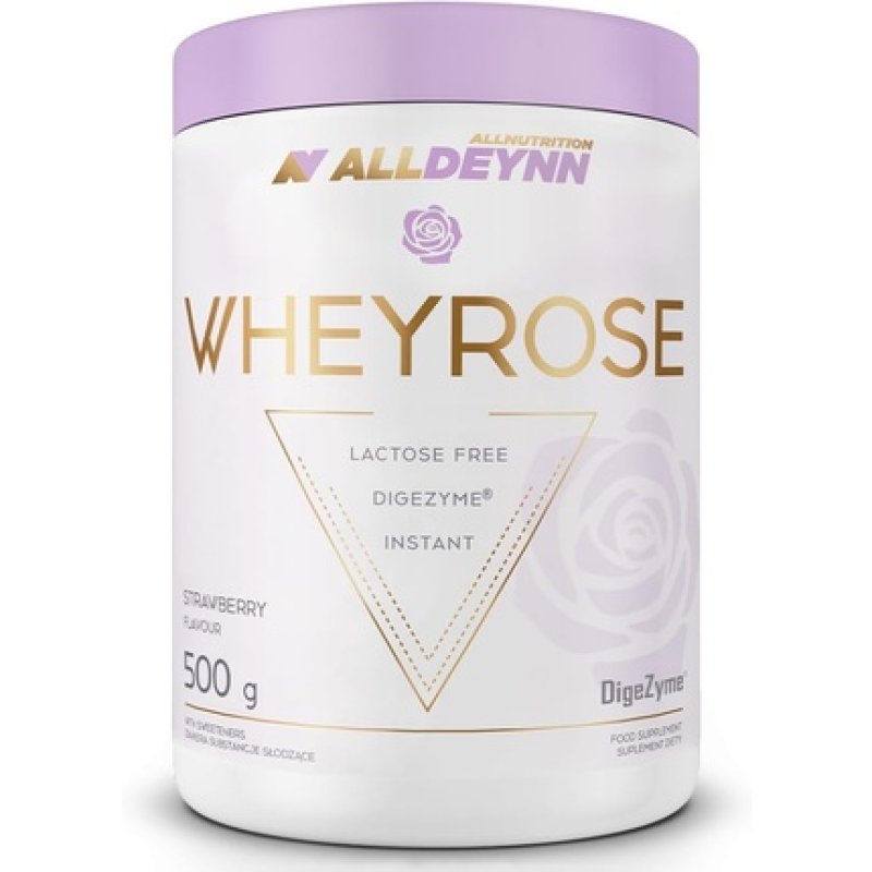 ALLDEYNN WHEYROSE Dietary Supplement Protein Shake DigeZyme Low Sugar Content Digestive Enzymes Easily Digestible