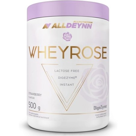 ALLDEYNN WHEYROSE Dietary Supplement Protein Shake DigeZyme Low Sugar Content Digestive Enzymes Easily Digestible