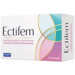 Ectifem 10 Vaginal Globules Hyaluronic Acid Regeneration Moisturizing Dryness