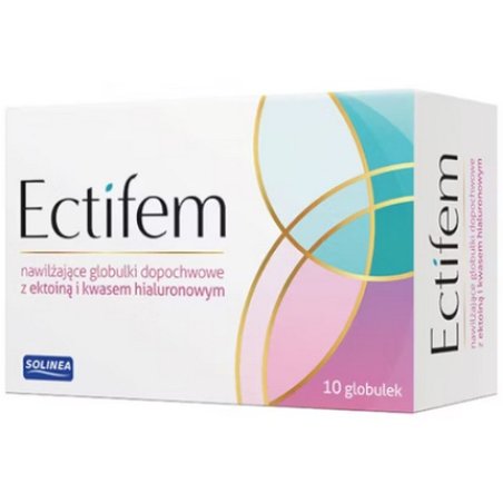 Ectifem 10 Vaginal Globules Hyaluronic Acid Regeneration Moisturizing Dryness