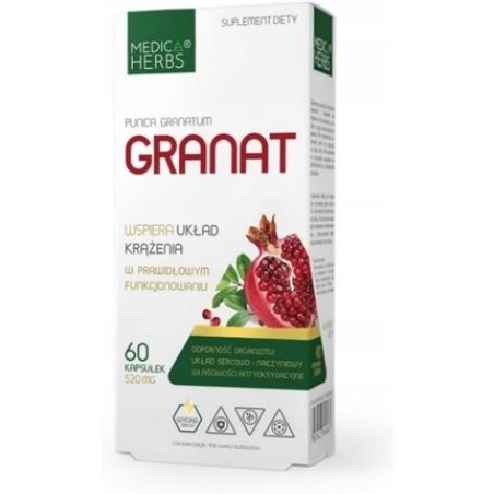 Medica Herbs Pomegranate Extract Capsules 60 Capsules