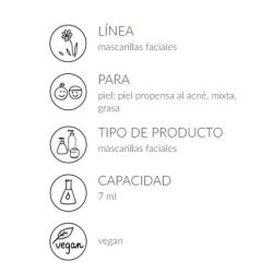 Facial Cleansing Mask with Gray Clay 7ml