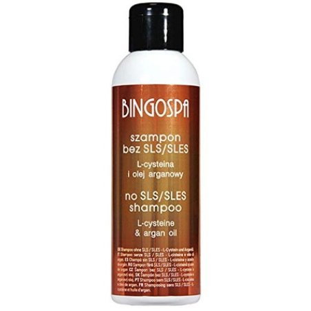BINGOSPA SLS/SLES Free Shampoo for Sensitive Scalp or Hair with Argan Oil 100ml