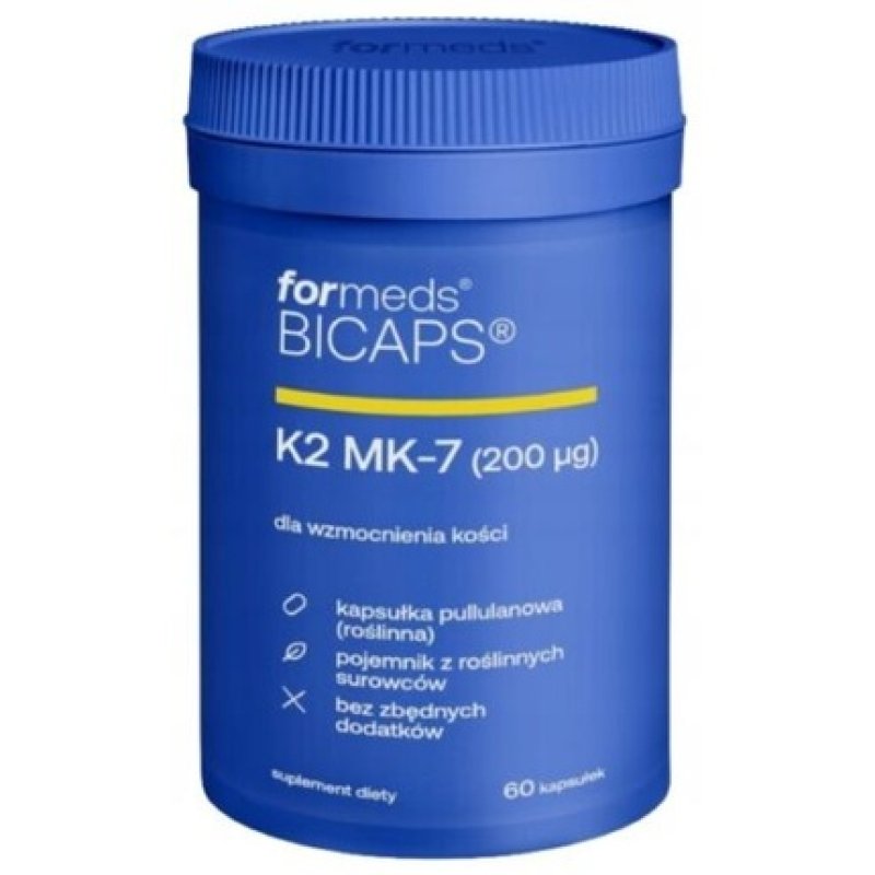 Formeds Bicaps Vitamin K2 MK7 200 60 Capsules for Immunity