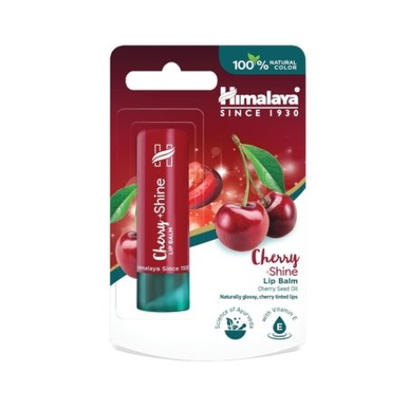 Himalaya Cherry Shine Lip Balm with Cherry Kernel Oil and Vitamin E