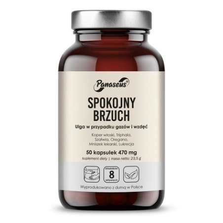 Panaseus Calm Stomach Digestive Support 50 Capsules