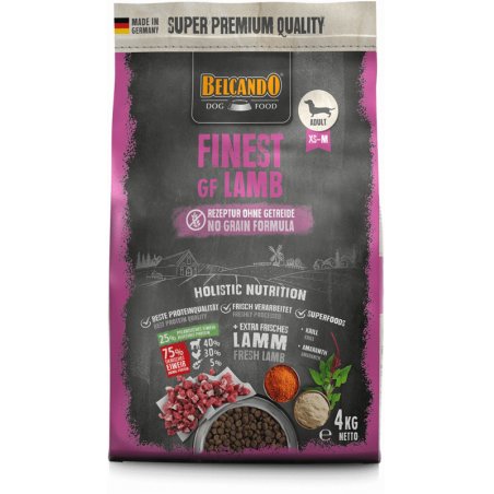 Belcando 556415 Alimentation sèche pour chiens 4 kg Adulte Krill oil, Agneau, Volaille