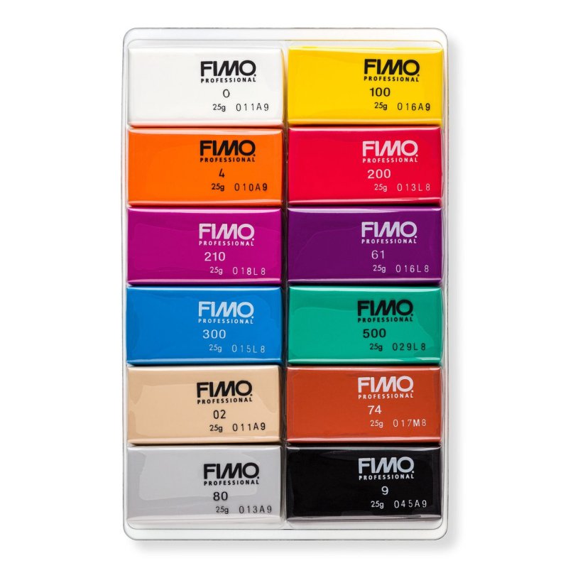 Staedtler - FIMO Professional Modelling Set, 12 x ½ Block (8043 C12-1)