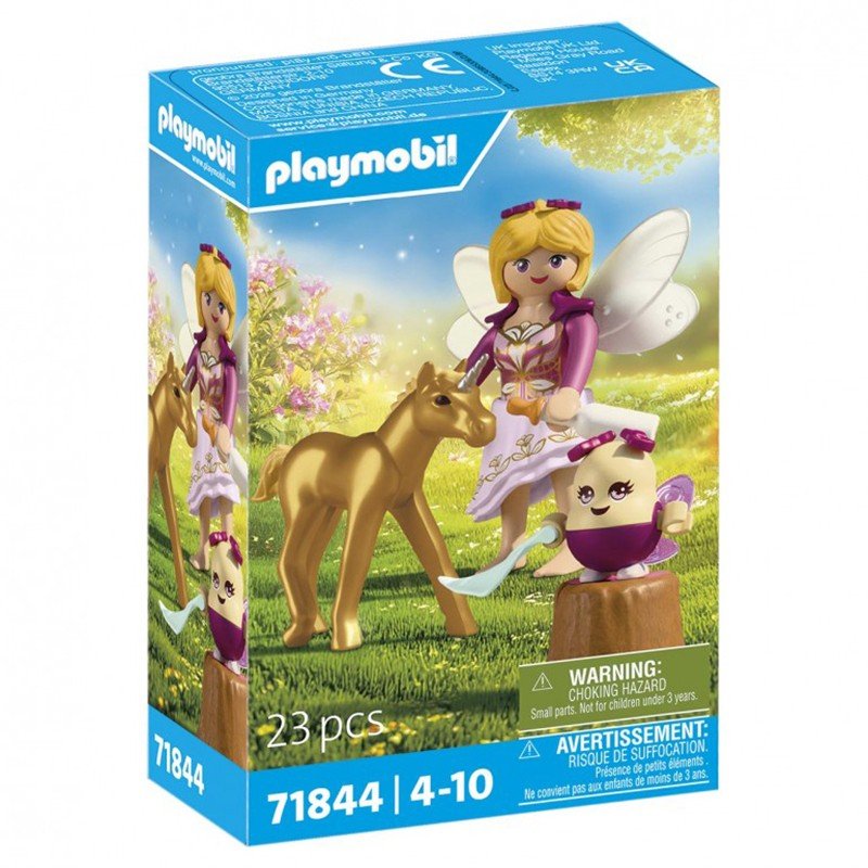 Playmobil - Golden Unicorn Foal with Fairy (71844)