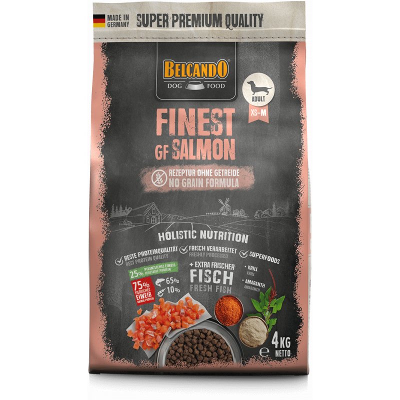 Belcando Finest Gf Salmon 4 kg Adulte Saumon