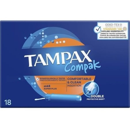 Tampax Compak Super Plus Tampons 22 Count