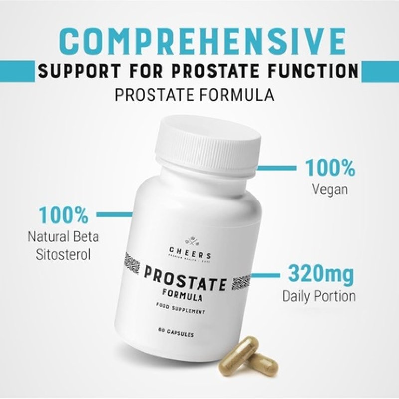 Cheers Prostate Formula 60 Capsules for Urinary & Prostate Support