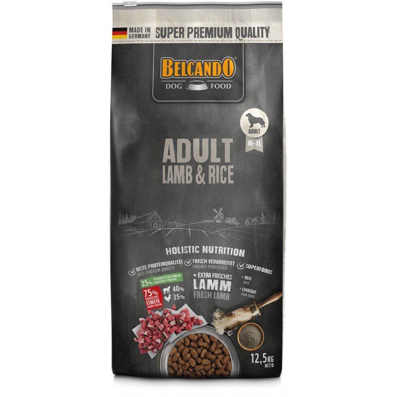 Belcando 557825 dogs dry food 12.5 kg Adult Lamb, Rice